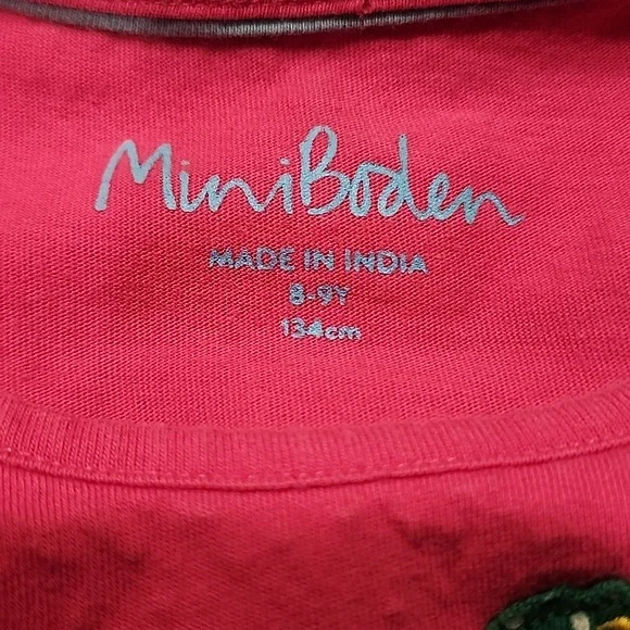 Mini Boden Pink Koala Bear Applique Short Sleeve Tshirt 8-9Y - Picture 9 of 10